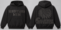 Wrestling mom rhinestone hoodie