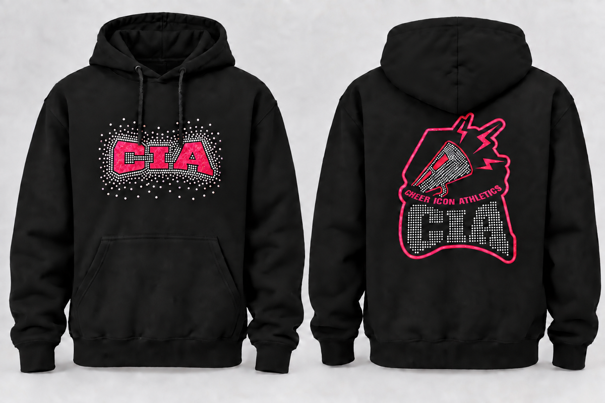 CIA Rhinestone hoodie