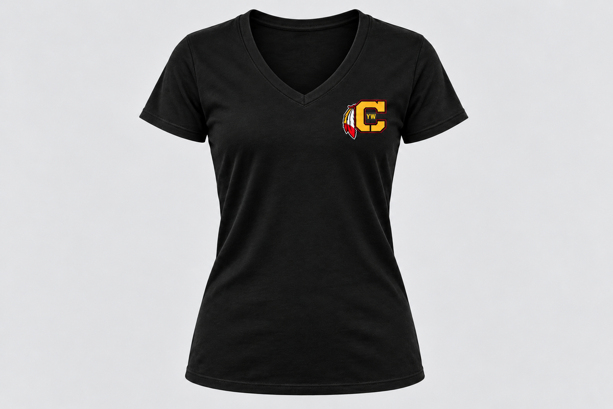Calaveras Youth Wrestling Women’s V-Neck T-Shirt