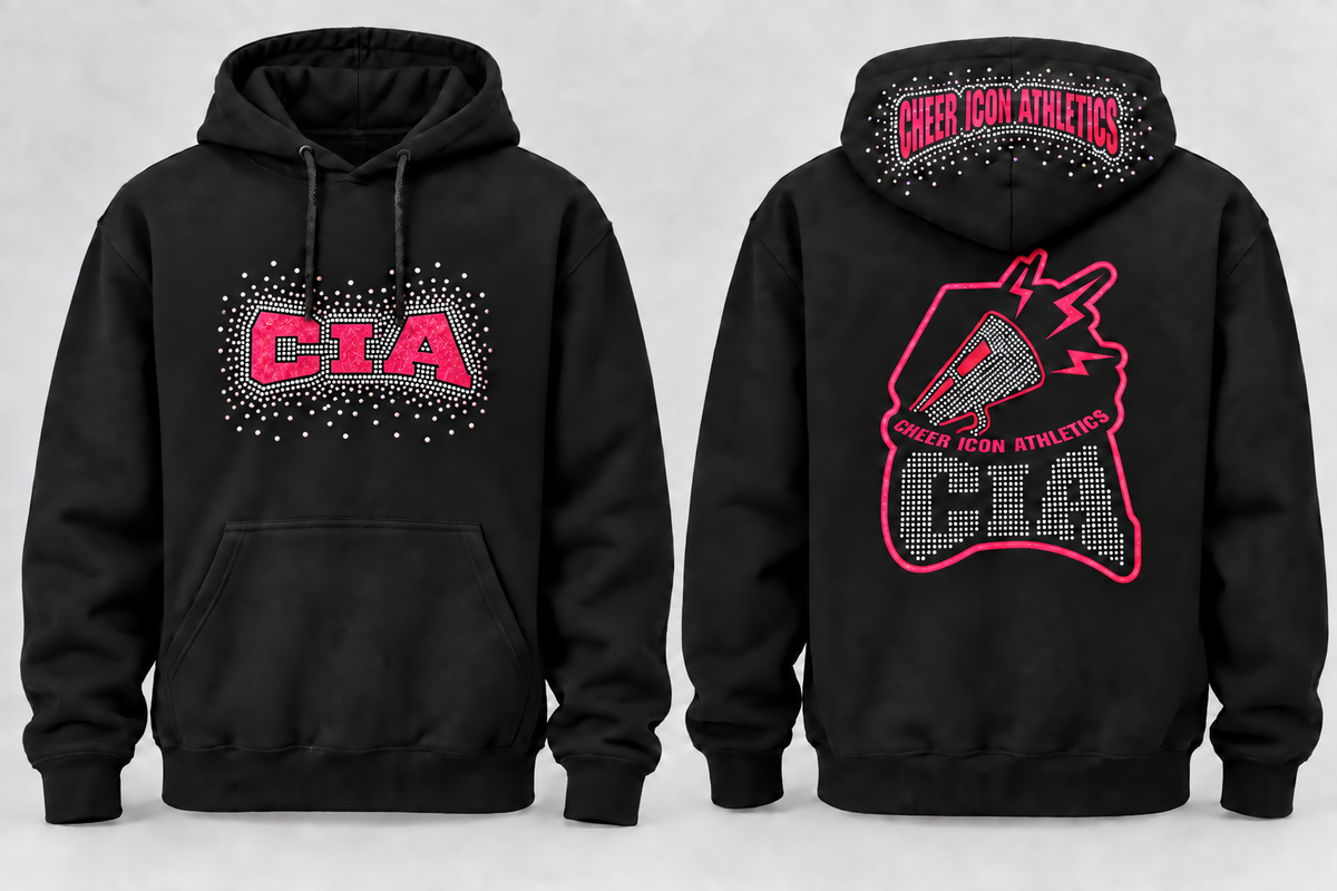 CIA Rhinestone hoodie