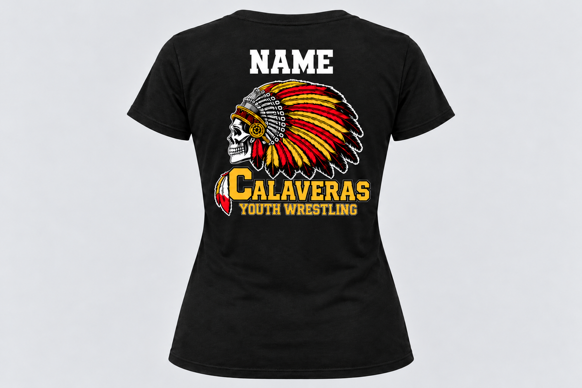 Calaveras Youth Wrestling Women’s V-Neck T-Shirt