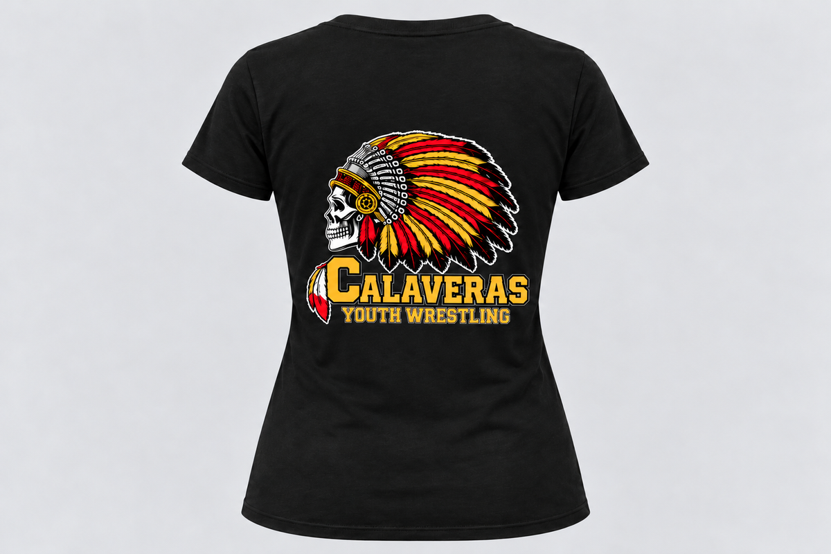 Calaveras Youth Wrestling Women’s V-Neck T-Shirt