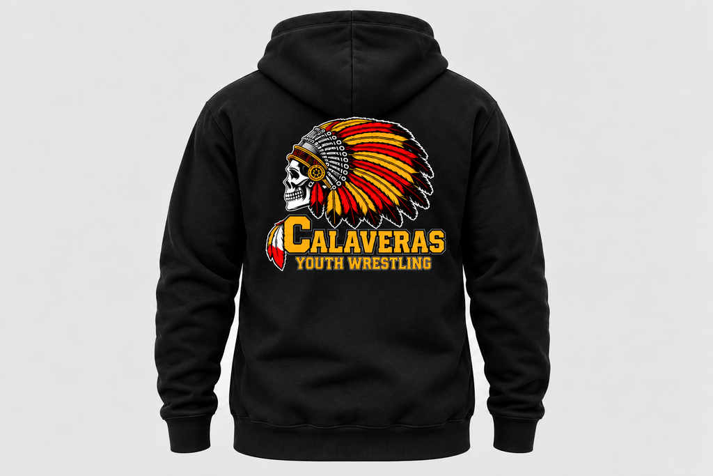 Calaveras Youth Wrestling Pullover Hoodie