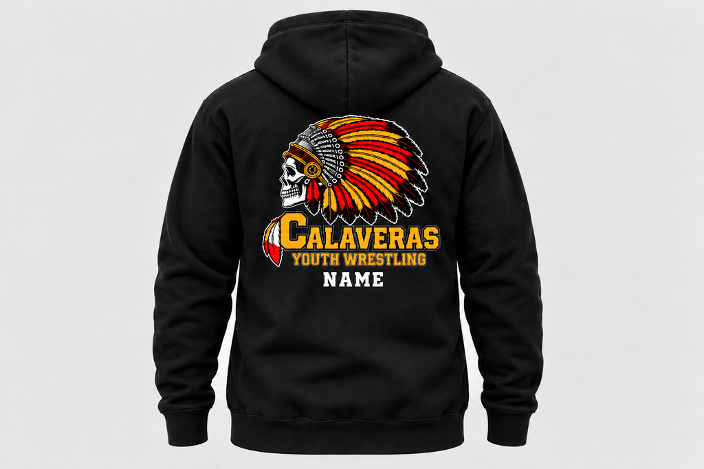 Calaveras Youth Wrestling Pullover Hoodie